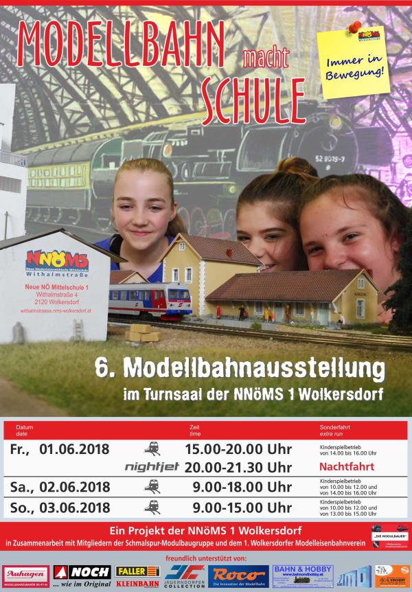 Modellbahnausstellung 2018 Plakat